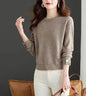 Women's Knitwear Simple Crew Neck Pullover Sweater