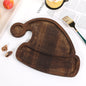 Christmas Tableware Tray Household Wooden Dish Plate