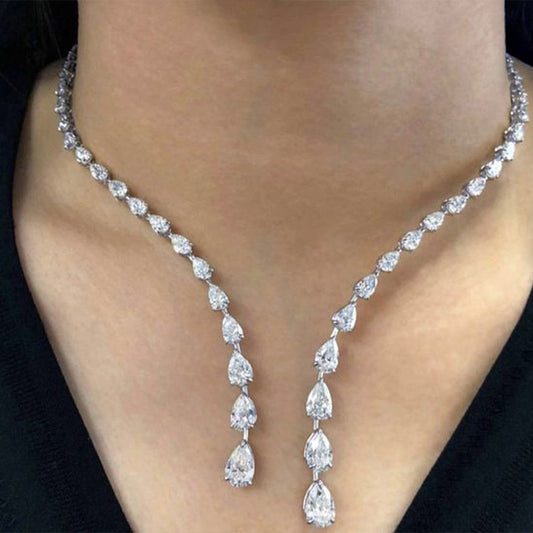 New Popular Zircon Necklace Versatile Fashion