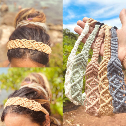 Hand-woven Cotton String Hair Band