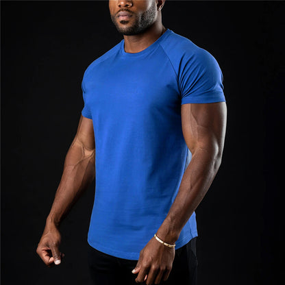 Men's Quick-Dry Sports T-Shirt - Short Sleeve Workout Top