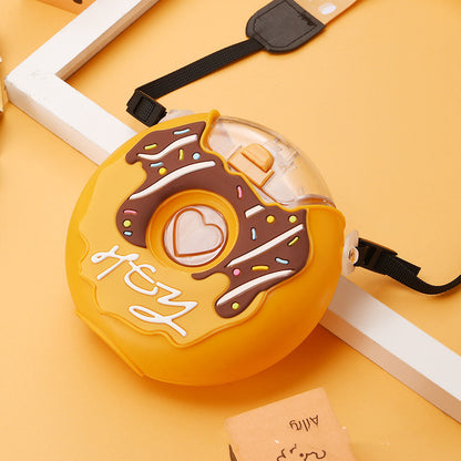 Water bottle straw silicone doughnut