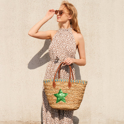 Women's New Handmade Straw Bag