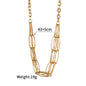 Fashion Multi-layer Gold Chain Necklace Bracelet