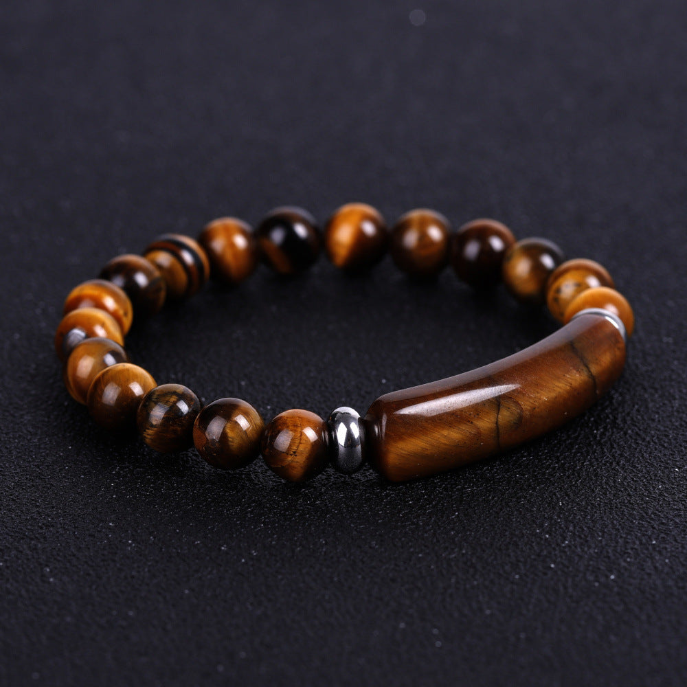 Tiger Eye Stone Green Aventurine Bracelet