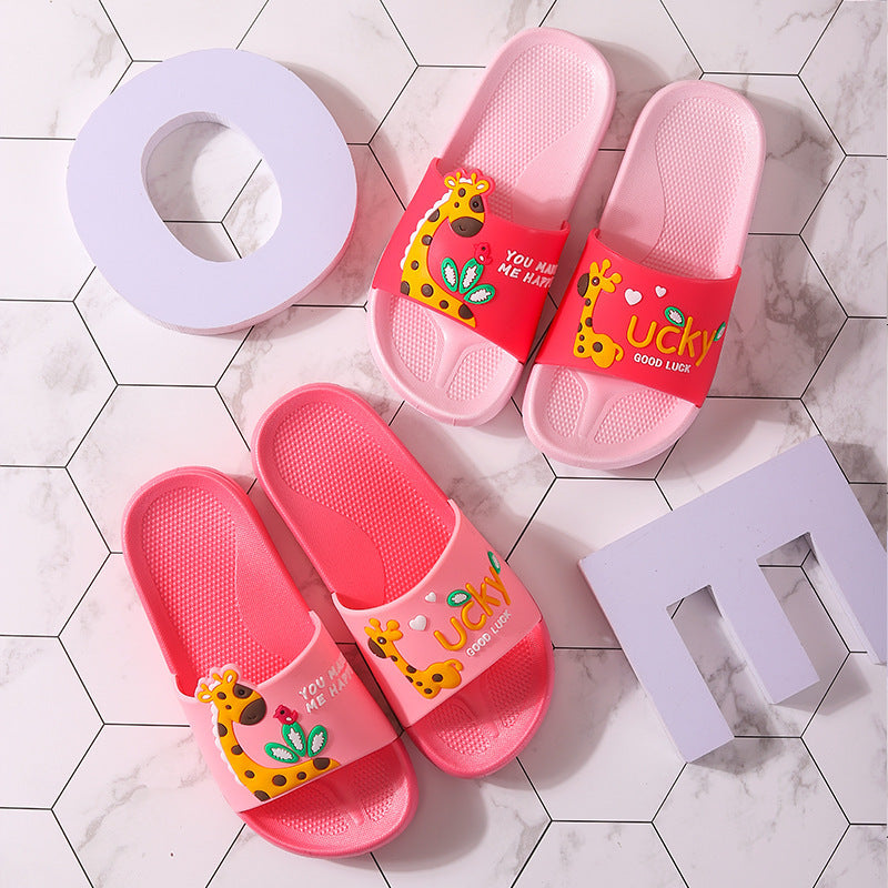 Summer cartoon slippers