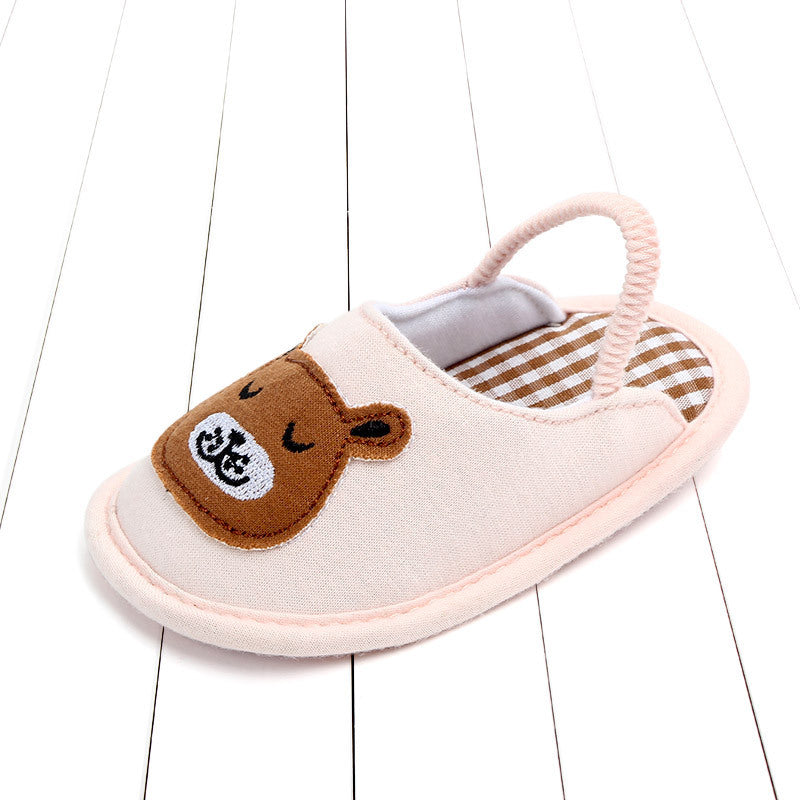 Non-slip baby cotton slippers