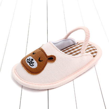 Non-slip baby cotton slippers