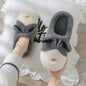 Indoor non-slip cotton slippers