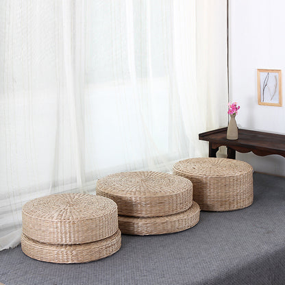 Tatami Straw Woven Futon Cushion Woven Bay Window Yoga