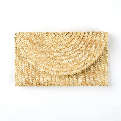 Beach Woven Straw Bag Handmade Straw Bag