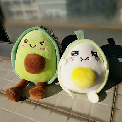 Avocado Plush Toy Key Chain