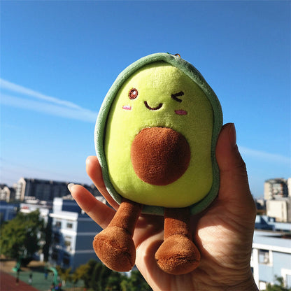 Avocado Plush Toy Key Chain