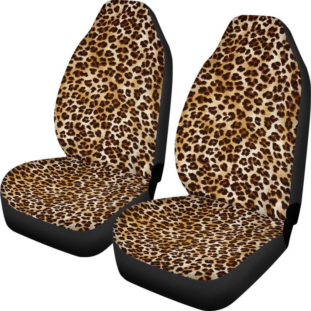 Cow Spot Leopard Print Retro Car Seat Cover