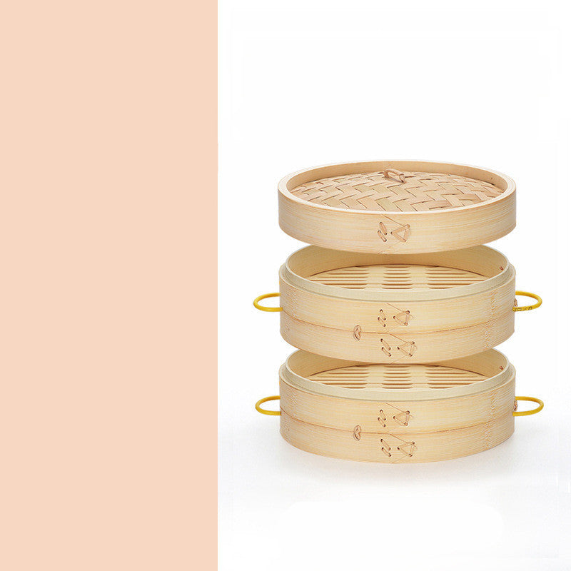 Bamboo handmade household steamer