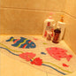 Cartoon bathroom PVC mat