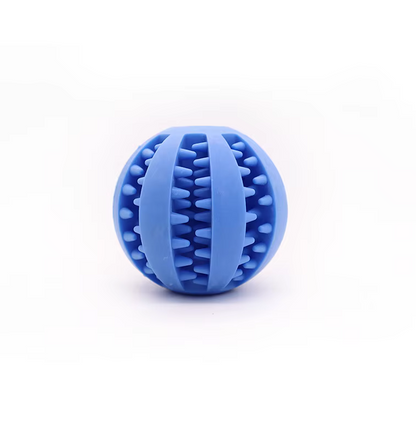 Non-Toxic Natural Rubber Pet Chew Toys - Interactive Tooth Cleaning Food Dispensing Dog Toy Balls