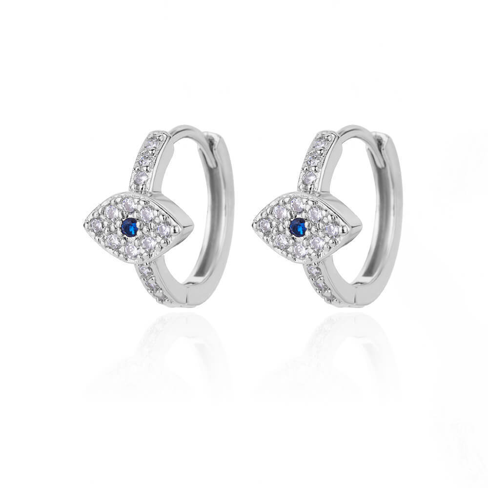 Personality Minimalist Elegant Love Design Inlaid Zircon Ear Ring