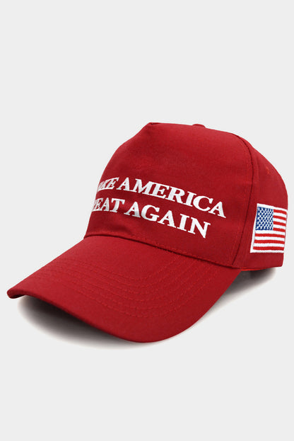 Jurassic Gold MAKE AMERICA GREAT AGAIN Flag Embroidered Baseball Cap