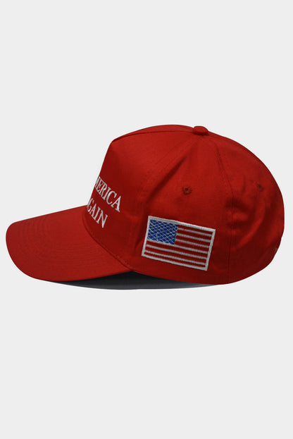 Jurassic Gold MAKE AMERICA GREAT AGAIN Flag Embroidered Baseball Cap