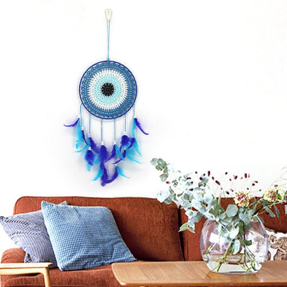 Handmade blue dream catcher