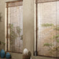 Summer Cloth Ramie Japanese Curtain Tea Room Retro Roller Blind