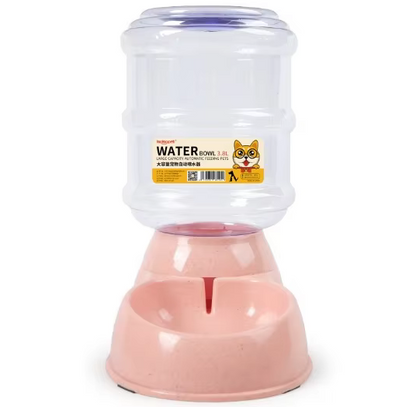 3.8L Automatic Dog and Cat Water Fountain & Feeder – Large Capacity Pet Dispenser Bowl