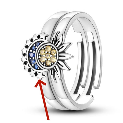 Fashion Sun Moon Tonghui Couple Couple Rings