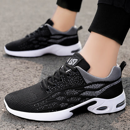 Fashion Air Cushion Breathable Soft Sole Running Shoes