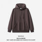 Thick Fleece-lined Solid Color Hooded Sweater Set