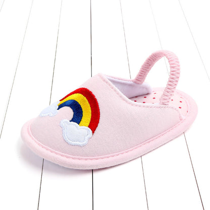 Non-slip baby cotton slippers