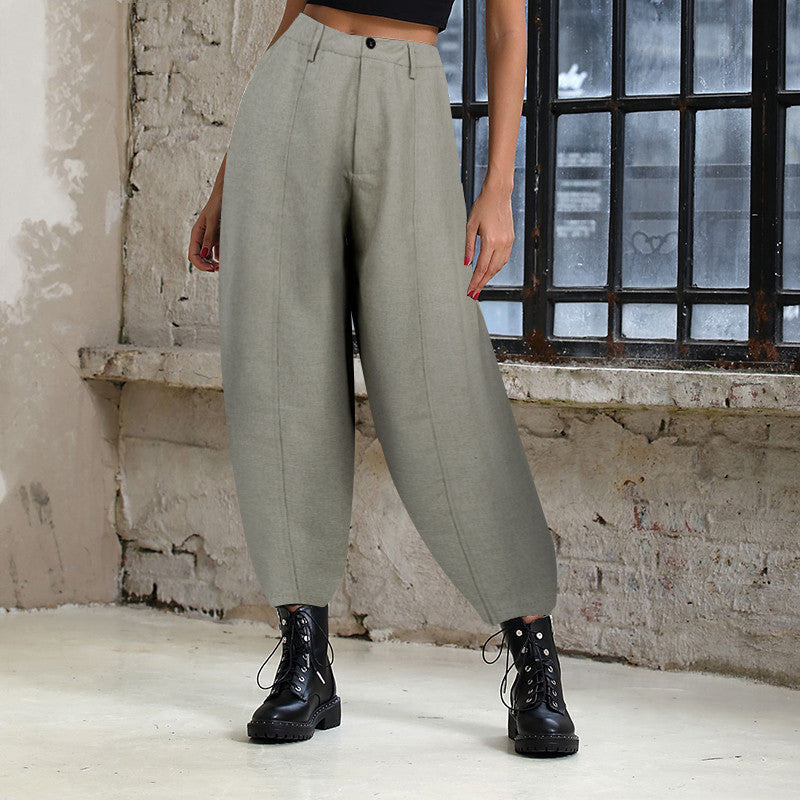 Women's Autumn Trousers Casual Baggy Harem Pants