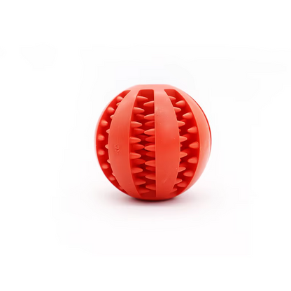 Non-Toxic Natural Rubber Pet Chew Toys - Interactive Tooth Cleaning Food Dispensing Dog Toy Balls