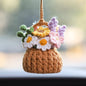 Creative Car Plant Shape Wool Hanging Ornaments