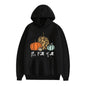 Men's Halloween Pumpkin Print Hoodie