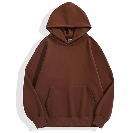 Men's Heavyweight 100% Cotton Hoodies -Drop Shoulder