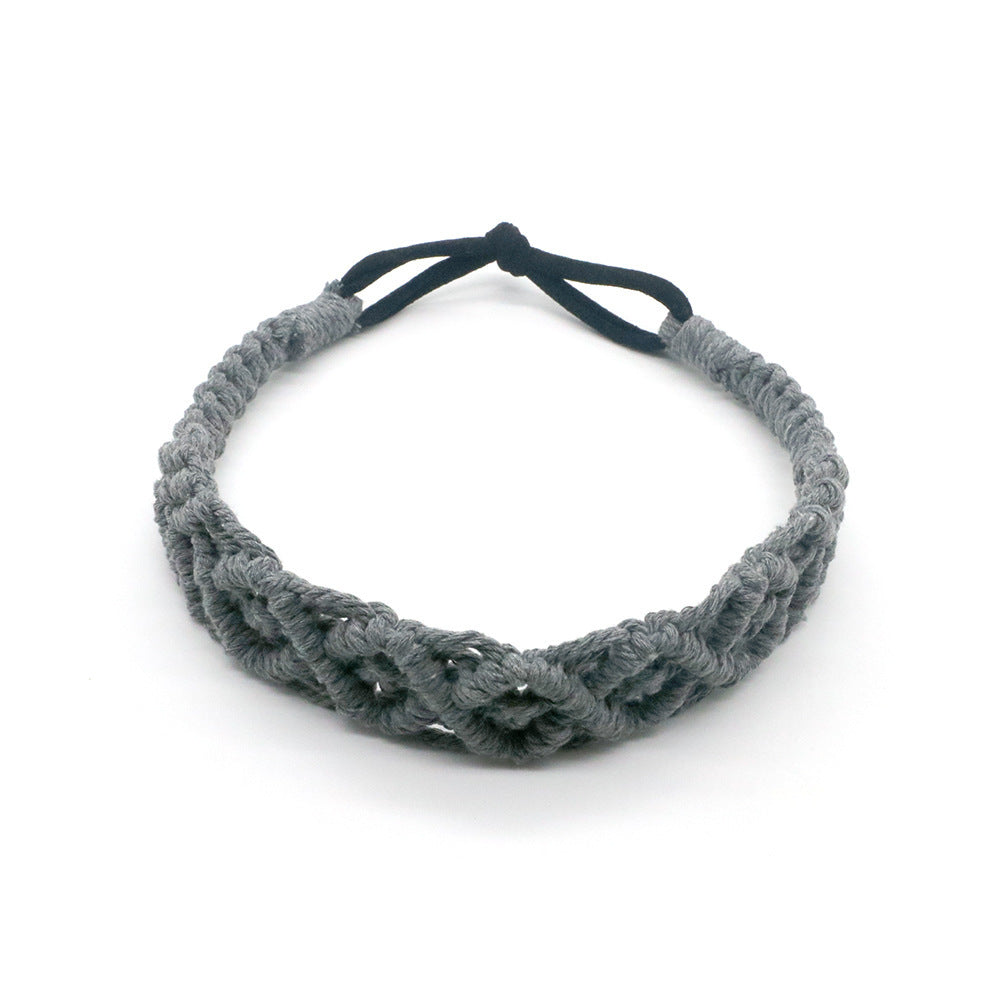 Hand-woven Cotton String Hair Band