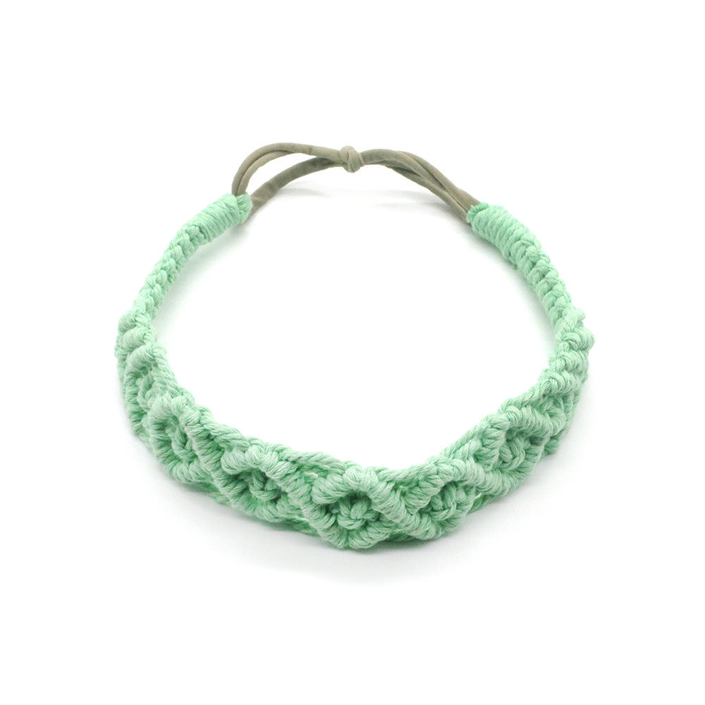 Hand-woven Cotton String Hair Band