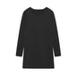 Women's Long Sleeve Slim Fit Slimming Slit Long T-shirt