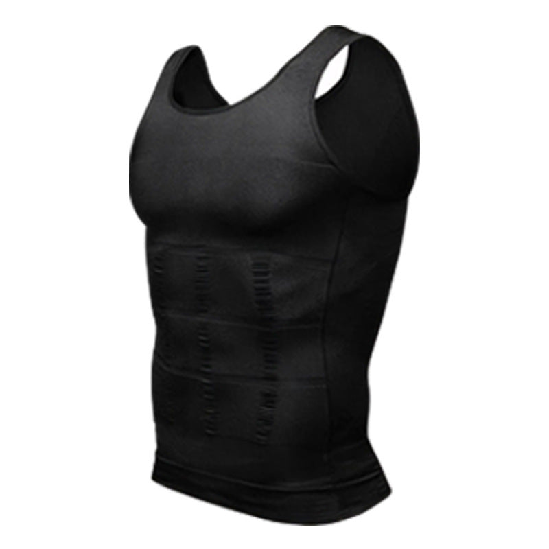 140D Men's Body Shapers Fitness Vest Sports Body