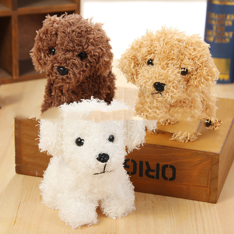 Cute plush dog plush doll pendant Teddy doll