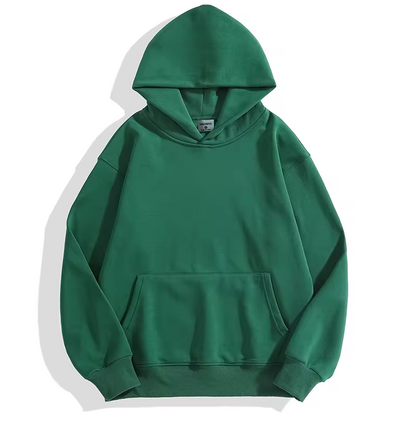 Men's Heavyweight 100% Cotton Hoodies -Drop Shoulder