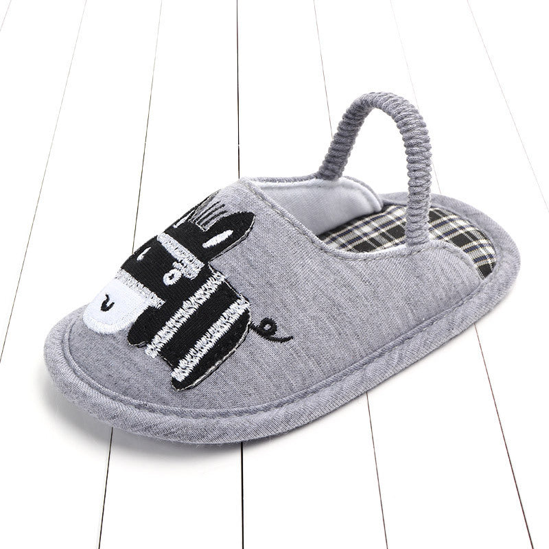 Non-slip baby cotton slippers