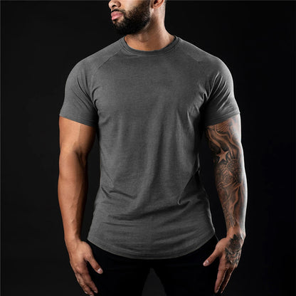 Men's Quick-Dry Sports T-Shirt - Short Sleeve Workout Top