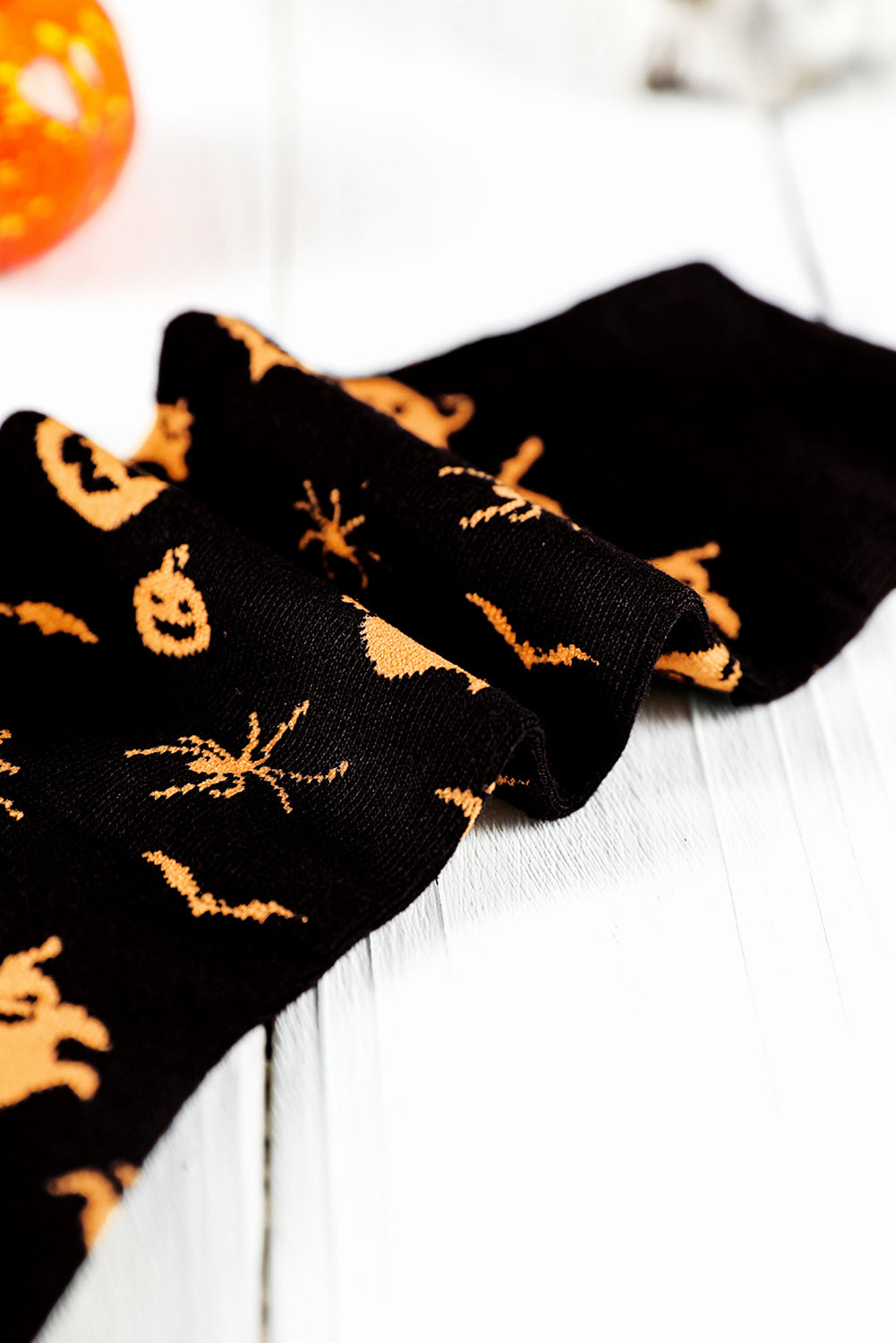 Delicacy Spooky Season Halloween Element Print Socks