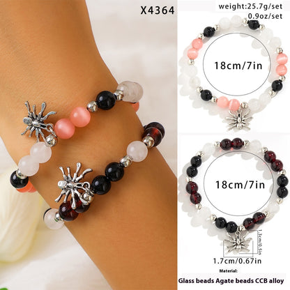 European And American Halloween New Skull Pumpkin Bracelet Suit