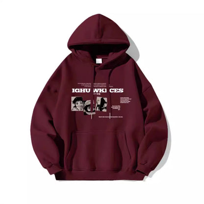 American High Street Cartoon Special-interest Hooded Sweater Ins Design Sense