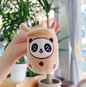 11cm Mini Panda Boba Milk Tea Plush Keychain - Adorable Kawaii Bubble Tea Accessory