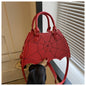 Halloween Spider Web Saddle Bag - Stylish Crossbody Shoulder Handbag with Handle for Women