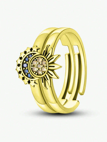 Fashion Sun Moon Tonghui Couple Couple Rings